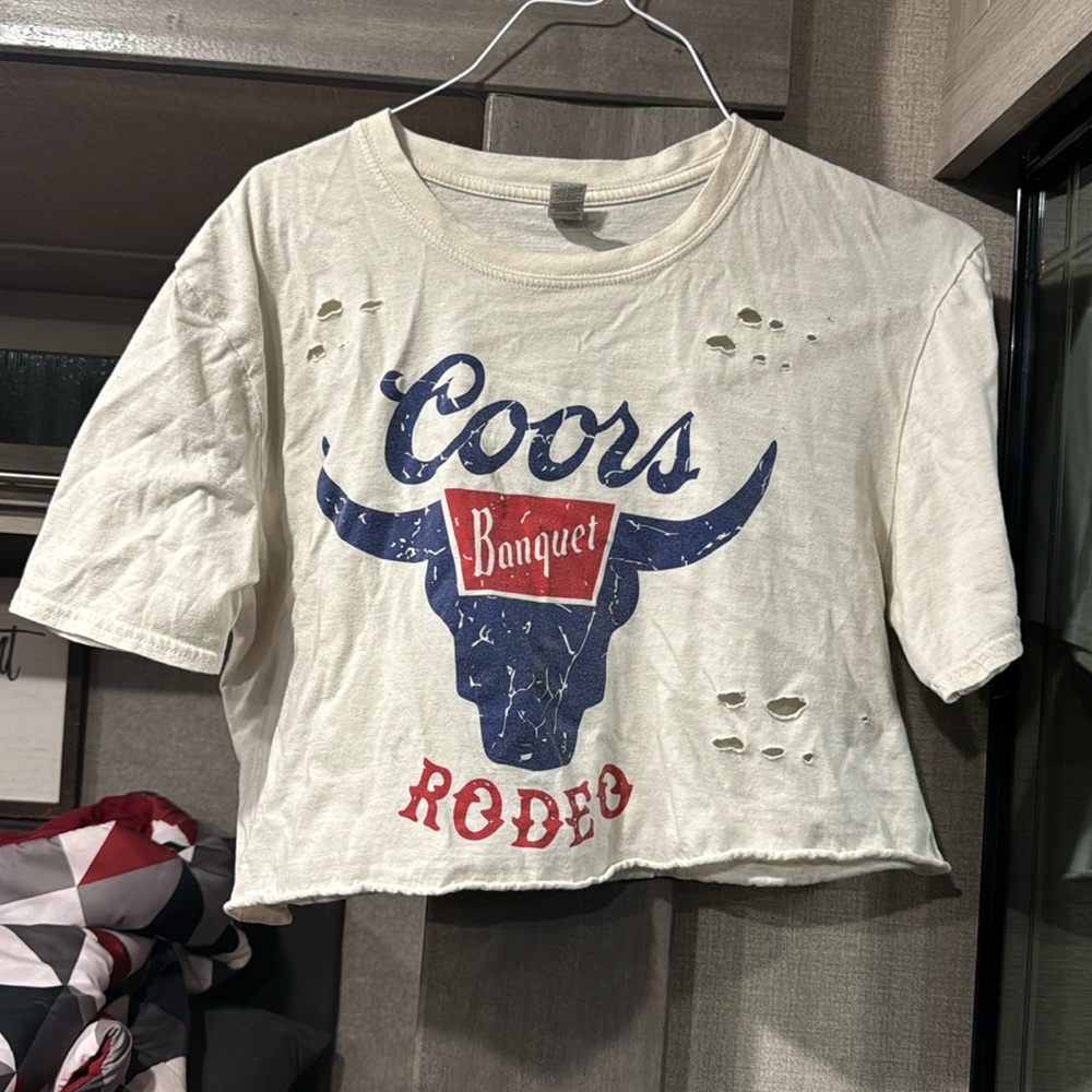 Coors Banquet Crop Top